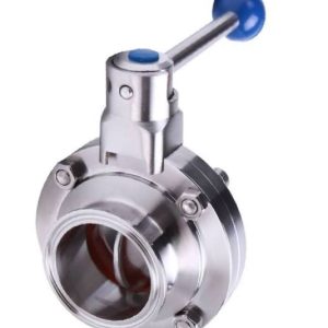 Válvula de acero inoxidable de mariposa DN 80